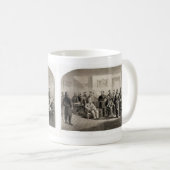 Robert E. Lee Surrenders Ulysses S. Grant Kaffeetasse (VorderseiteRechts)