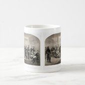 Robert E. Lee Surrenders Ulysses S. Grant Kaffeetasse (Mittel)