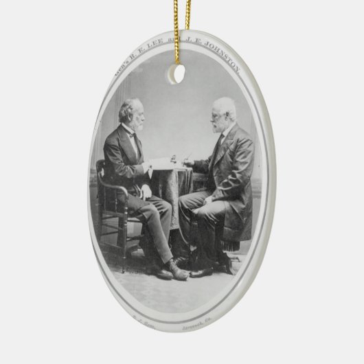 Robert E. Lee und Joseph E. Johnston Keramik Ornament (Links)
