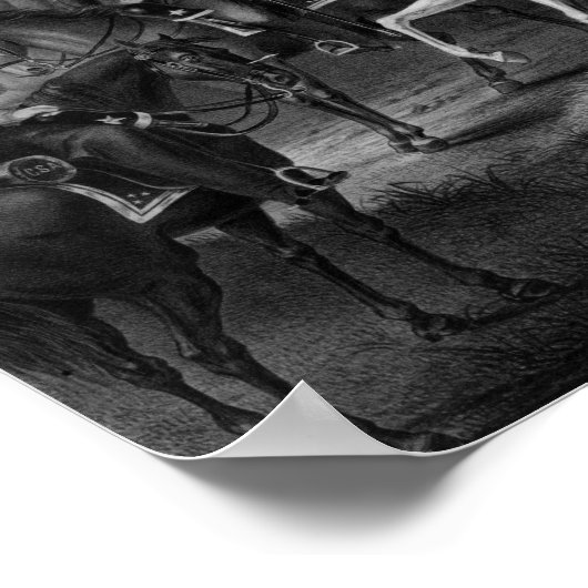 Robert E. Lee und seine Generäle Poster (Ecke)