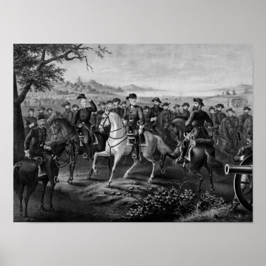 Robert E. Lee und seine Generäle Poster (Vorne)