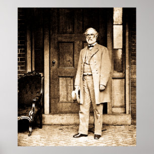 Robert E. Lee Vintag Mathew Brady Poster