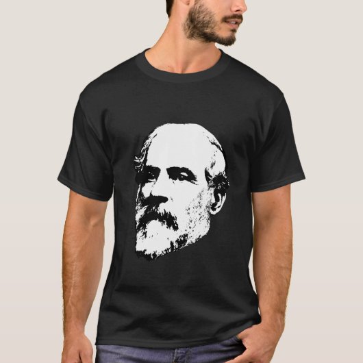 Robert E. Lee -- Ziviler Kriegs-General T-Shirt (Vorderseite)