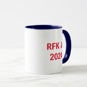 Robert F. Kennedy 2024 rot/weiß/blau Tasse (VorderseiteRechts)