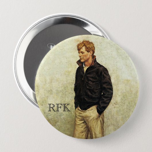 Robert F. Kennedy Button (Vorne & Hinten)