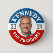 Robert F Kennedy JR 2024 Button (Vorderseite)