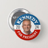 Robert F Kennedy JR 2024 Button (Vorne & Hinten)