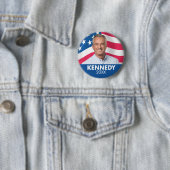 Robert F Kennedy JR 2024 - mit Flaggenhintergrund Button (Beispiel)
