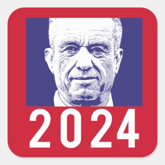 ROBERT F KENNEDY JR. 2024 QUADRATISCHER AUFKLEBER (Vorderseite)