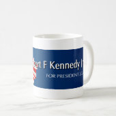 Robert F Kennedy Jr für Präsident 2024 Kaffeetasse (VorderseiteRechts)