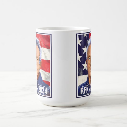 Robert F Kennedy, Jr. für Präsident 2024, RFK Jr. Kaffeetasse (Mittel)