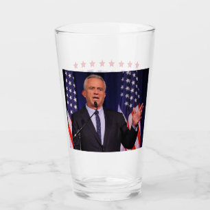 Robert F Kennedy Jr für Präsident Glas