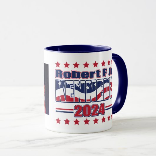 Robert F Kennedy Jr für Präsident Tasse (VorderseiteRechts)