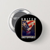 Robert F Kennedy Jr Trump Unaufhaltsam Button (Vorne & Hinten)