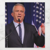 Robert F Kennedy Jr Weinetikett (Einzelnes Label)