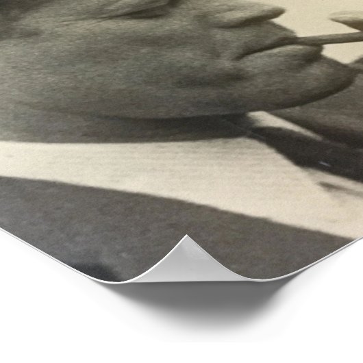 Robert F Kennedy Young Rauchking Poster (Ecke)