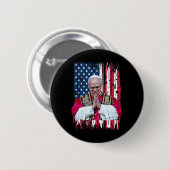 Robert Francis Prevost Amerikas Papst Button (Vorne & Hinten)