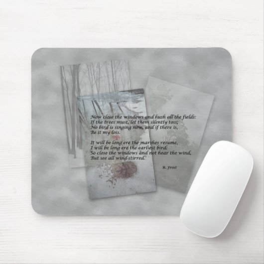Robert Frost Gedichte Mousepad (Mit Mouse)