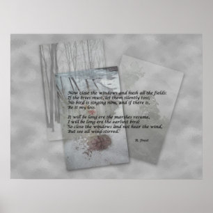 Robert Frost Gedichte Poster