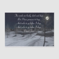 Robert Frost Gift Tissue Paper