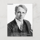 Robert Frost Loveble/Hateable Quote Geschenke & Ca Postkarte (Vorderseite)