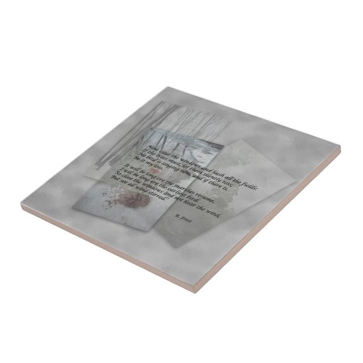 Robert Frost-Poesie Fliese (Seite)