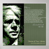 Robert Frost Poster (Vorne)