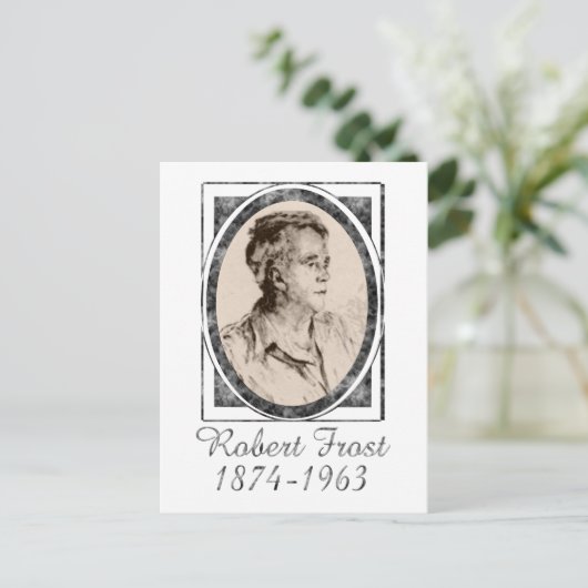 Robert Frost Postkarte (Stehend Vorderseite)