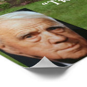 Robert Frost "Road Less Traveled" Wisdom Poster (Ecke)