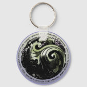 Robert Frost Verse Schlüsselanhänger (Vorderseite)