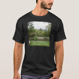Robert Frost Weisheitszitat "Weniger begangener We T-Shirt