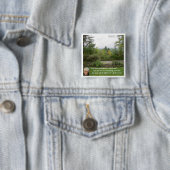 Robert Frost Wisdom Zitat "Road Lless Traveled" Button (Beispiel)