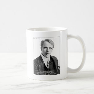 Robert Frost Zitat "Road Traveled" zu Karten und G Kaffeetasse