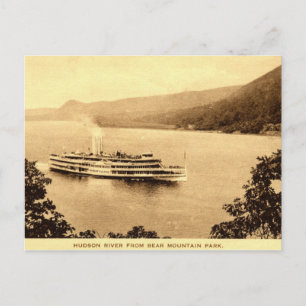 Robert Fulton Hudson River Bear Mountain Park NY Postkarte