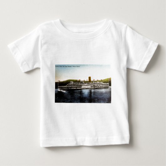 Robert Fulton - Hudson River Day Line Baby T-shirt (Vorderseite)