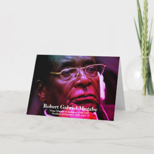 Robert G. Mugabe, Präsident von Simbabwe Karte