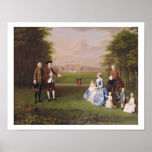 Robert Gwillym von Atherton und seiner Familie, c. Poster (Vorne)