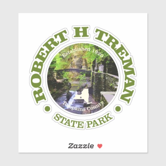 Robert H Treman SP Aufkleber (Blatt)