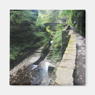 Robert h. treman Staat Park Bridge Magnet