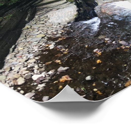 Robert h. treman Staat Park Bridge Poster (Ecke)