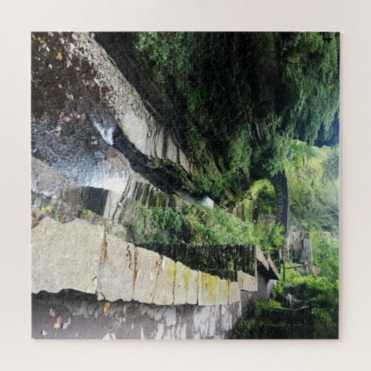 Robert h. treman Staat Park Bridge Puzzle (Horizontal)