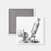 Robert Hookes Mikroskop Magnet (Vorderseite/Rückseite)