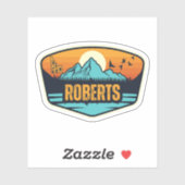 Robert, Idaho Aufkleber (Blatt)