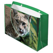 Robert J. Bobcat Große Geschenktüte (Rückseite Schrägansicht)