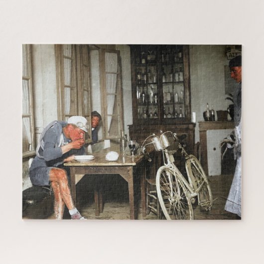 Robert Jacquinot Tour Etappe 5 Pause 1922 Puzzle (Horizontal)