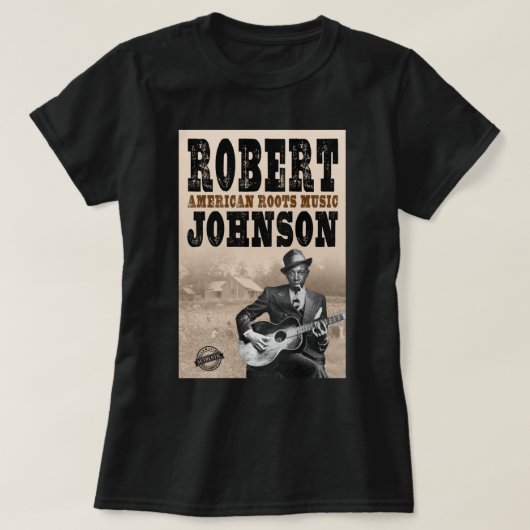 Robert Johnson Devil Driven Delta Blues T-Shirt (Design vorne)