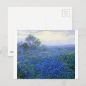 Robert Julian Onderdonk a-cloudy-day-bluebonnets Postkarte (Vorne/Hinten)