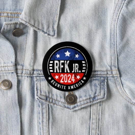 Robert Kennedy, Jr. for President 2024 Button (Beispiel)