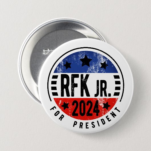Robert Kennedy, Jr. für Präsident 2024 Button (Vorne & Hinten)