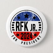 Robert Kennedy, Jr. für Präsident 2024 Button (Vorderseite)